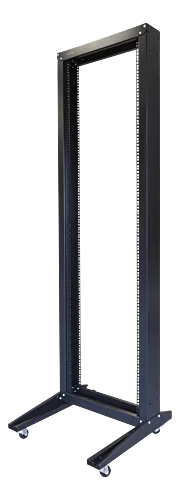 [19-OR6642] TOTEN 19-OR6642 - 19" Avoin lattiateline pyörillä 42U 600x600mm max 150kg musta