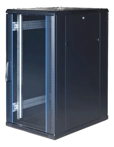 TOTEN 19-W6409P - 19" Seinäkaappi 9U 600x450mm musta