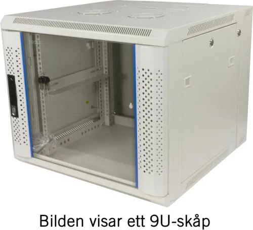 [19-Z6612V] TOTEN 19-Z6612V - System Z 19" Seinäkaappi 12U 600x600mm max 60kg valkoinen