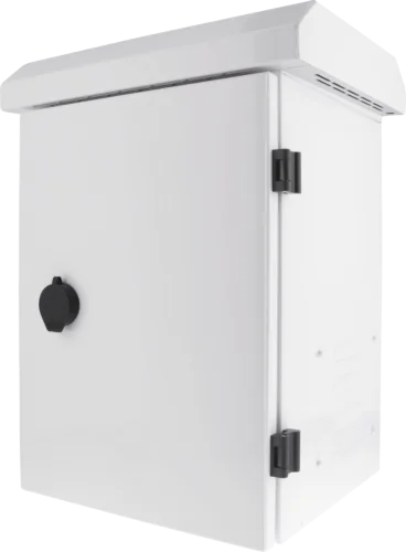 DELTACO CB-2535 - Lukittava seinäkaappi 6U 250x240x350mm IP55 valkoinen