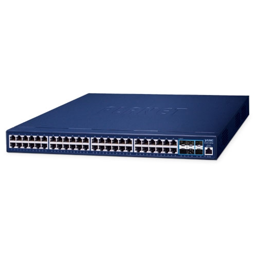 PLANET GS-6311-48T6X - Ethernet-kytkin L3 48-porttinen 10/100/1000T + 6-porttinen 10G SFP+ Hallittu