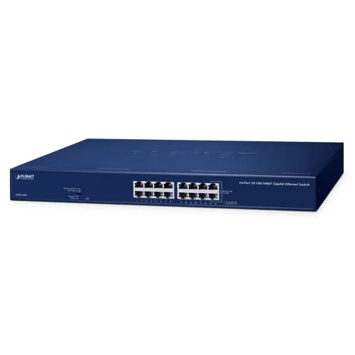 PLANET GSW-1601 - Ethernet-kytkin 16-porttinen 10/100/1000Mbps Gigabit