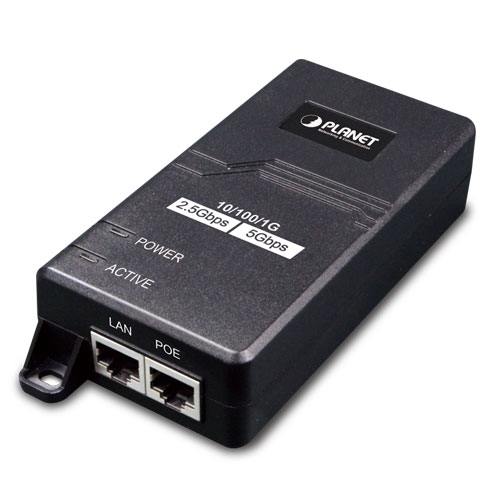 PLANET POE-165 - PoE-injektori 1-porttinen Multigigabit 802.3at PoE+ 30W