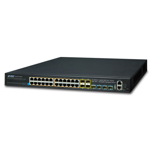 PLANET SGS-6341-24P4X - Ethernet-kytkin Layer 3 24-porttinen 10/100/1000T