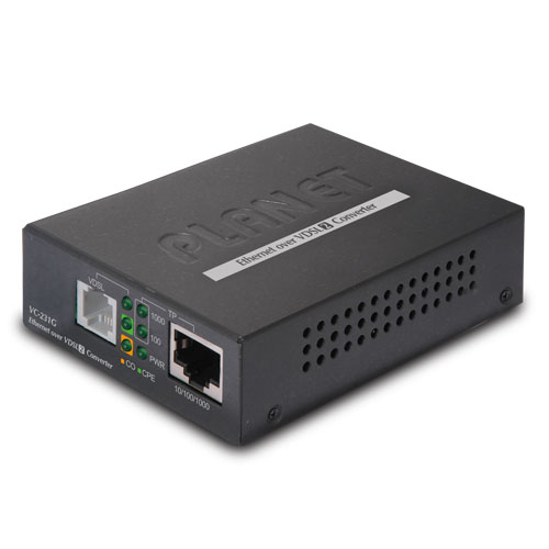 PLANET VC-231G - Mediamuunnin 1-Porttinen 10/100/1000T Ethernet VDSL2