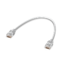 UBIQUITI UACC-Cable-Patch-EL-0.3M-W - Nano-ohut CAT6 Etherlighting verkkokaapeli 2,5GbE PoE++ 0,3m