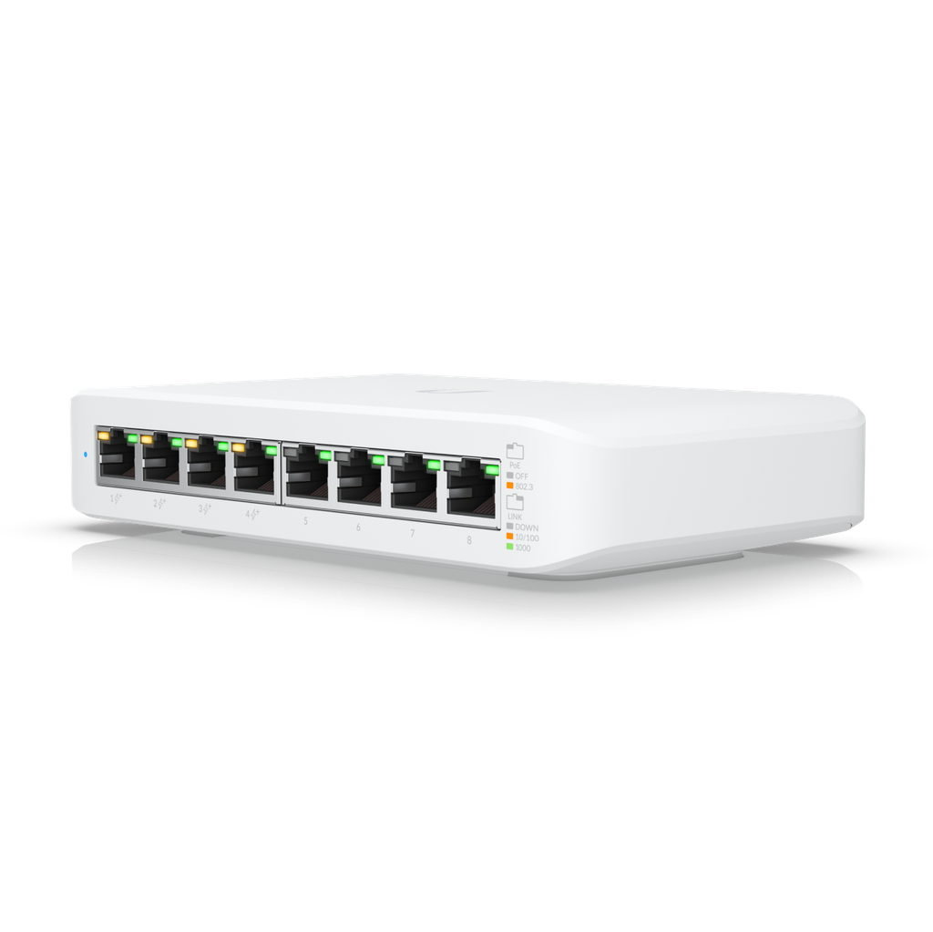 UBIQUITI USW-Lite-8-POE (52W) - 8-porttinen PoE kytkin Layer 2