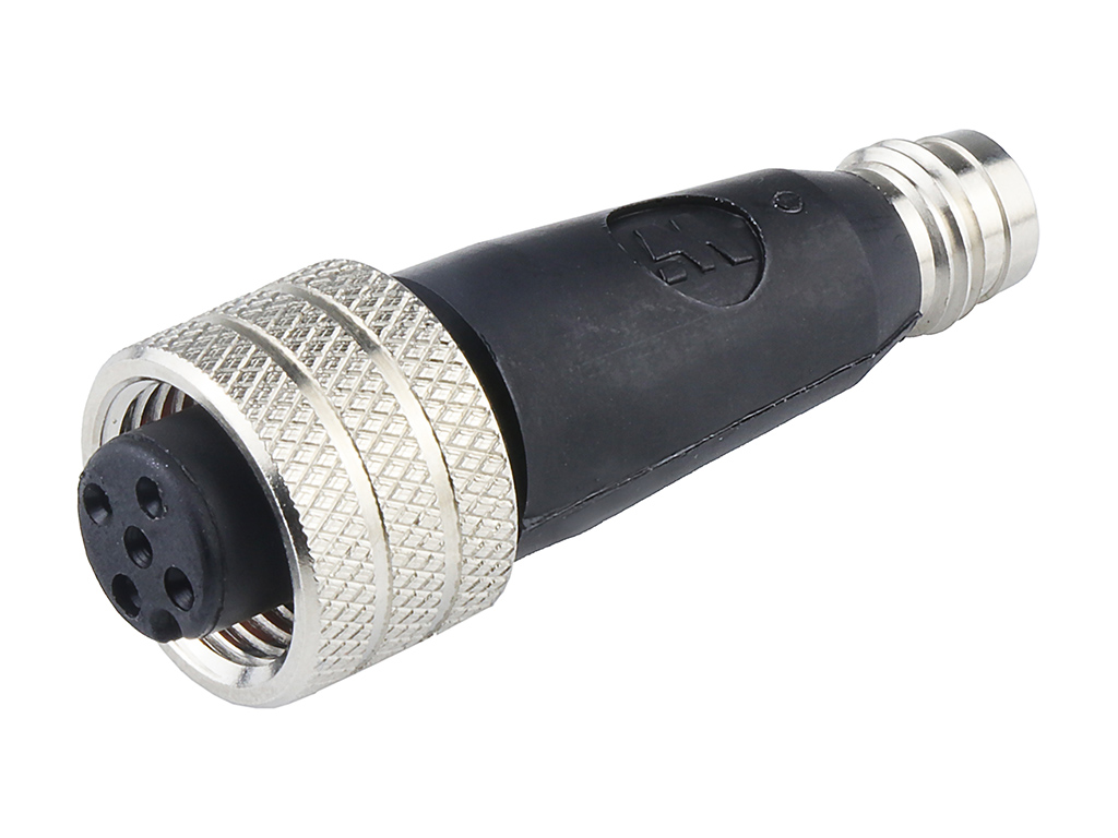 MOLEX 1200170004 Micro-Change (M12) to Nano-Change Snap Adapter, 3 Poles, 44.7mm Length