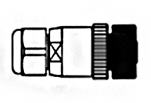 MOLEX 1200710031 Micro-Change (M12) Field Attachable Connector, 8 Poles, Straight, Female, Unshielded, Screw Termination, Cable Diameter 6.00-8.00mm