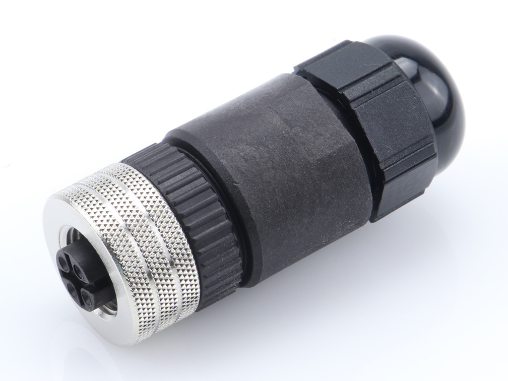 MOLEX 1200710036 Micro-Change (M12) Single Keyway with PG9 Cable Fitting, Straight Female, 4 Poles, Cable Diameter 4.10-8.10mm