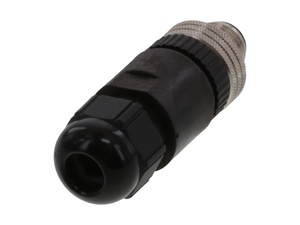 MOLEX 1200710039 Micro-Change (M12) Single Keyway with PG9 Cable Fitting, Straight Male, 4 Poles, Cable Diameter 4.10-8.10mm