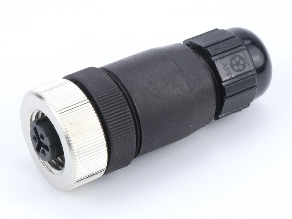 MOLEX 1200750014 Micro-Change (M12) Dual Keyway with PG7 Cable Fitting, Straight Female, 3 Poles, Cable Diameter 3.30-6.60mm