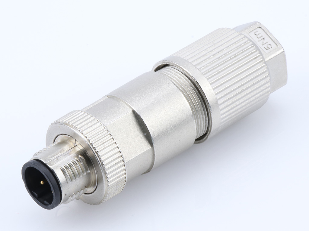 MOLEX 1300470039 Micro-Change (M12) PROFINET Field Attachable Connector, 4 Poles, D-Coded, Straight, Male, Shielded, IDC Termination, Cable Diameter 4.00-8.00mm