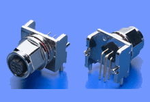 MOLEX 1302990100 Brad Micro-Change (M12) Harsh-Duty Receptacle, 4 Pole, D-Coded, Right-Angle