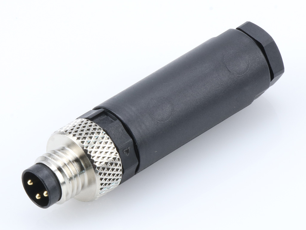 [1200910023] MOLEX 1200910023 Nano-Change (M8) Field Attachable Connector, 3 Poles, Straight, Male, Unshielded, Screw Termination, Cable Diameter 3.50-5.00mm