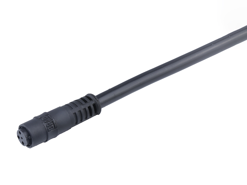 MOLEX 1200888001 Nano-Change (M8) Single-Ended Cordset, 3 Poles, Female (Straight) with Snap Coupling to Pigtail, 3x 0.25mm, PVC Cable, 2.0m (6.56') Length