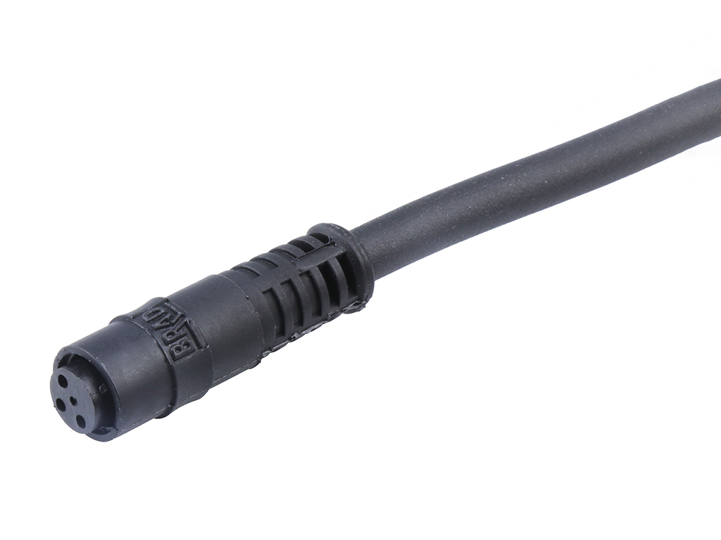 MOLEX 1200888083 Nano-Change (M8) Single-Ended Cordset, 3 Poles, Female (Straight) with Snap Coupling to Pigtail, 24 AWG, PVC/PUR Cable, 1.0m (3.28') Length, PUR Cable Preferred Version in Europe