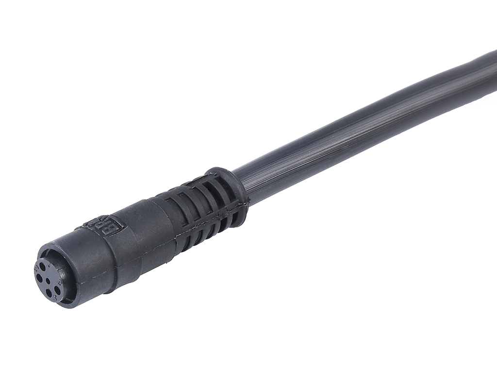 [1200888095] MOLEX 1200888095 Nano-Change (M8) Single-Ended Cordset, 4 Poles, Female (Straight) with Snap Coupling to Pigtail, 0.25mm PVC Cable, 2.0m (6.56') Length