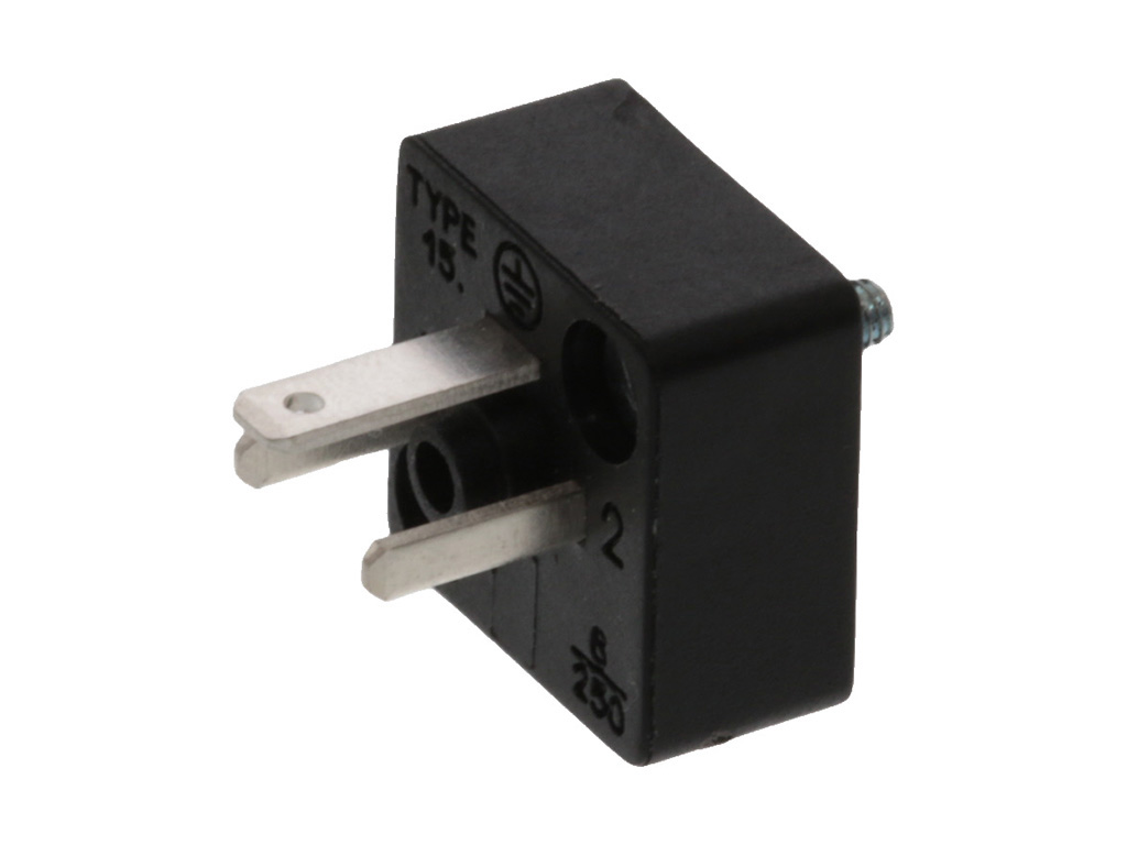 MOLEX 1210120009 mPm DIN Base, Form B-11mm, B15 Base, 2 Pole Plus Ground Terminal, 250V AC/300V DC, Black, Nitrile Gasket with Screws