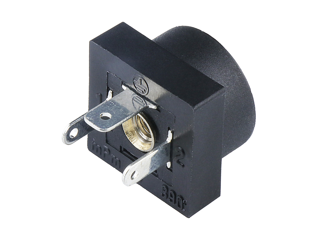 [1210120126] MOLEX 1210120126 mPm DIN Base, Form B-11mm, B39 Base, 2 Pole Plus Ground Terminal, 250V AC/300V DC, Black, Nitrile Gasket with Screws