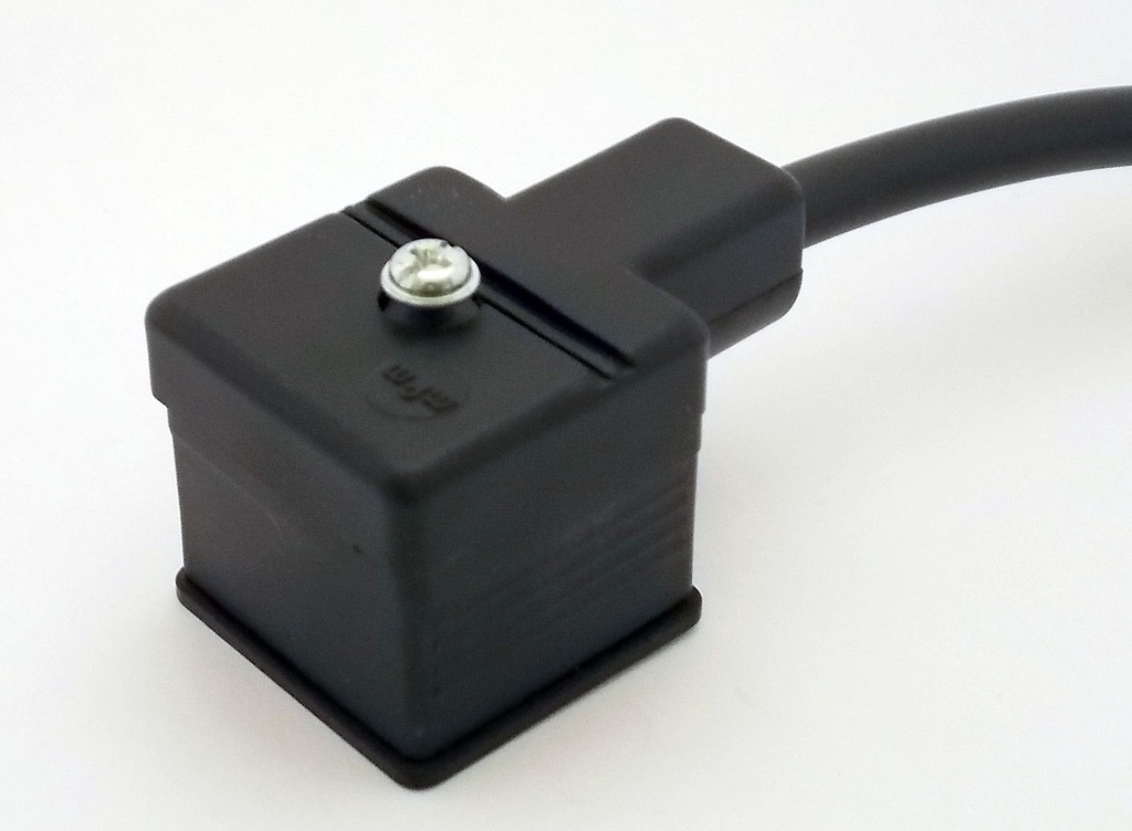 [1210400819] MOLEX 1210400819 Brad mPm DIN Form A-18mm 2 Pole Plus Double Ground H6/H12 to Pigtail, Nitrile Integrated Gasket and Screw, 0.75mm²  Black PUR Cable, 5.0m (16.40') Length, 250V
