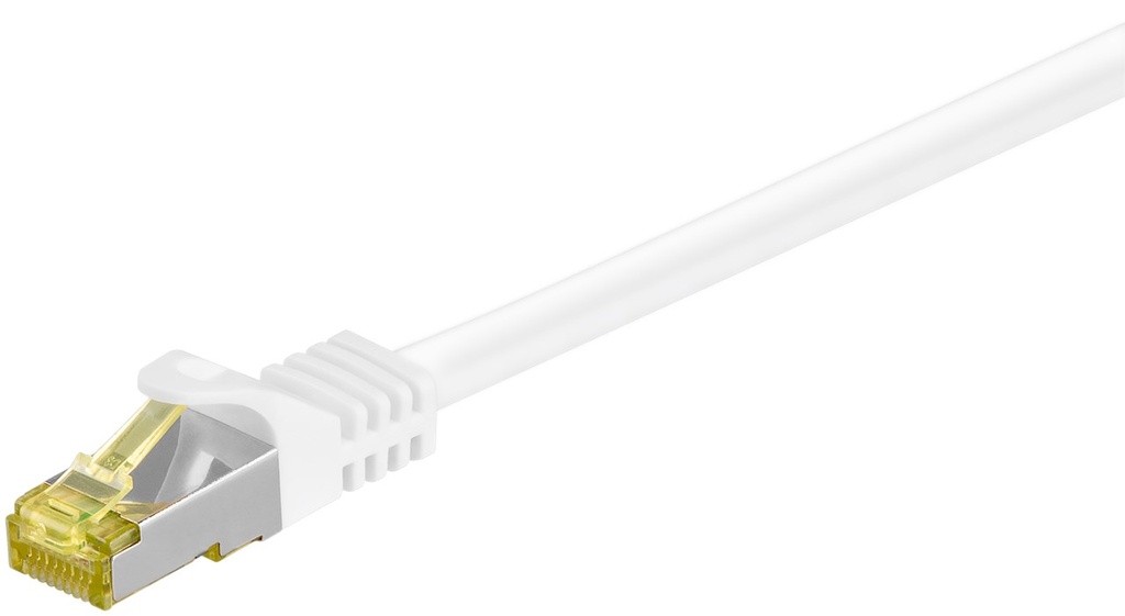 [91097] GOOBAY 91097 CAT6A LÄHIVERKKOKAAPELI S/FTP LSZH VALKOINEN 10m