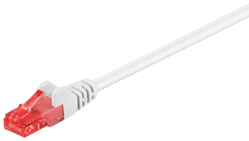 GOOBAY 68632 CAT6 LÄHIVERKKOKAAPELI CCA U/UTP 0.5m VALKOINEN
