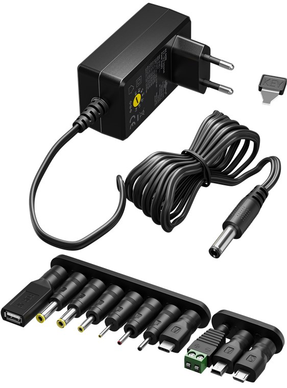 GOOBAY 65592 Yleisvirtalähde 3 V - 12 V, max 3,6 W - 0,3 A
