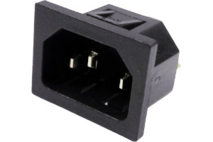 CLIFF CL19192RB MS1-X/A Snap- in IEC C14 tulo