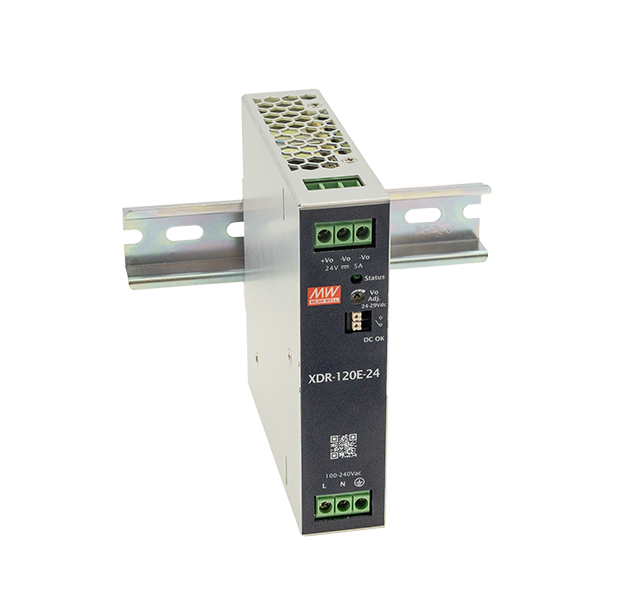[XDR-120E-48] MEANWELL XDR-120E-48 - Teholähde DIN-kisko O/P +48V 2.5A
