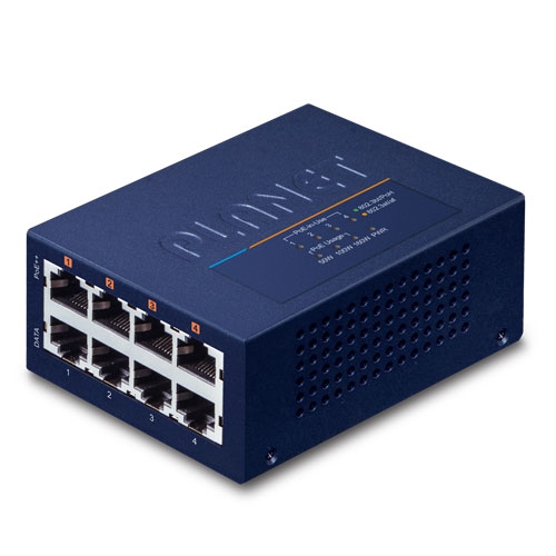 PLANET UPOE-400 4-porttinen Multi-Gigabit 802.3bt PoE++ Injektori Hub 160W