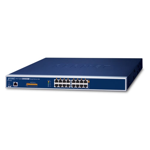 PLANET UPOE-800G 8-porttinen Gigabit 802.3bt PoE++ Hallittu Injektori Hub 400W
