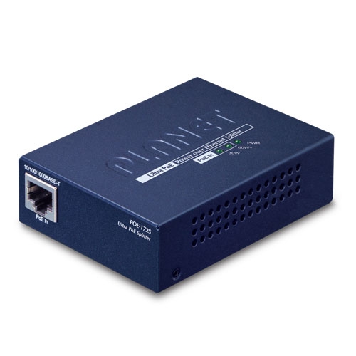PLANET POE-172S Yksiporttinen 10/100/1000Mbps Ultra PoE Jakaja (12V/19V/24V)