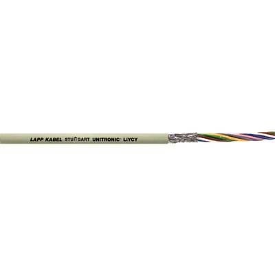 LAPP UNITRONIC 0034404 - Tiedonsiirtokaapeli häiriösuojattu moninapainen LIYCY 4X0.25  DIN47100 värikoodattu harmaa 100m vyyhti