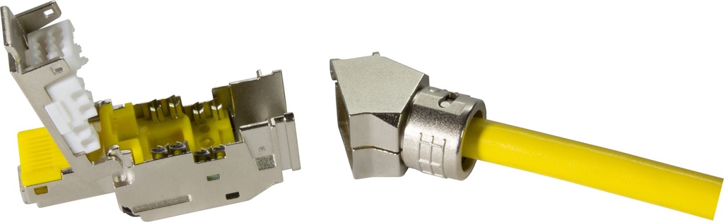 Harting 09451511572 - RJ45 CAT6a liitin 35° kulma kenttäasennettava 8-napainen