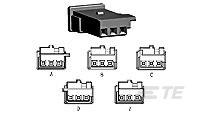 [1-1718346-1] MQS SOCKET HSG 3 POS