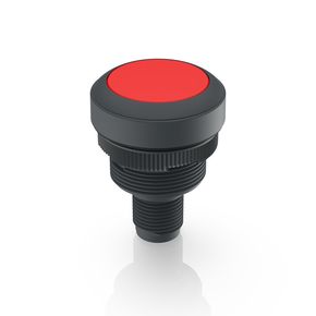 RAFI 1.10.071.001/0331 RAMO 22 I Merkkivalo - M12, round collar, lamp white, bezel red, M12 4-pin A-coded