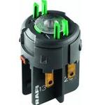 RAFI 1.20.126.105/9000 RAFIX FS Universaali QC-kytkinelementti - gold, light guide, for LED clip, 2 NO