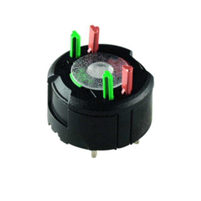 RAFI 1.20.126.203/9000 RAFIX FS  Universaali PCB-kytkinelementti - silver, for SMT LED, 1 NC + 1 NO, with light guide