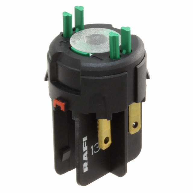 RAFI 1.20.126.305/9000 RAFIX FS Universaali QC-kytkinelementti - silver, light guide, for LED clip, 2 NO