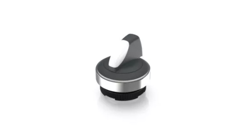 [1.30.282.026/2201] RAFI 1.30.282.026/2201 RAFIX 22 FSR Valaistu valintakytkin - round collar, frontring black, 2 x 40°, momentary contact function
