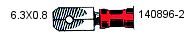 [140896-2] LATTALIIT. PUN.6.3mm UROS