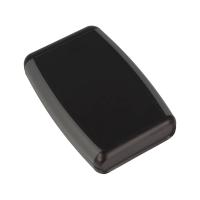 HAMMOND 1553BBK PEHMUSTETTU KÄSIKOTELO - SINGLE END PANEL 117X79X24  MUSTA/HARMAA