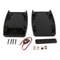 [1553DBKBAT] HAMMOND 1553DBKBAT PEHMUSTETTU KÄSIKOTELO - SINGLE END PANEL 147x89x25mm MUSTA/HARMAA