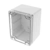 HAMMOND 1554G2GYCL VESITIIVIS POLYKARBONAATTI KOTELO, KIRKAS KANSI 120X90X80 HARMAA/KIRKAS