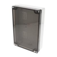 HAMMOND 1554HL2GYSL VESITIIVIS POLYKARBONAATTI KOTELO, SAVUNHARMAA KANSI 180X120X45  HARMAA/SAVUNHARMAA