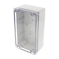 [1554J2GYCL] HAMMOND 1554J2GYCL VESITIIVIS POLYKARBONAATTI KOTELO, KIRKAS KANSI 160X90X60  HARMAA/KIRKAS