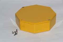 HAMMOND 1590STPCYL - Alumiini Kotelo 39.2 x 132.8 x 132.8 mm IP54 - Keltainen
