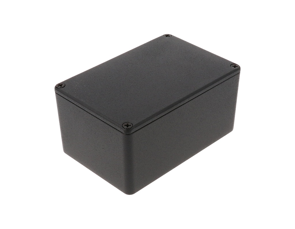 HAMMOND 1590TBK - Alumiinikotelo 120x80x59mm IP54 Musta