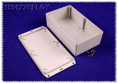 [1591XXEFLGY] HAMMOND 1591XXEFLGY - ABS-Muovikotelo 193x113x58mm HARMAA IP54